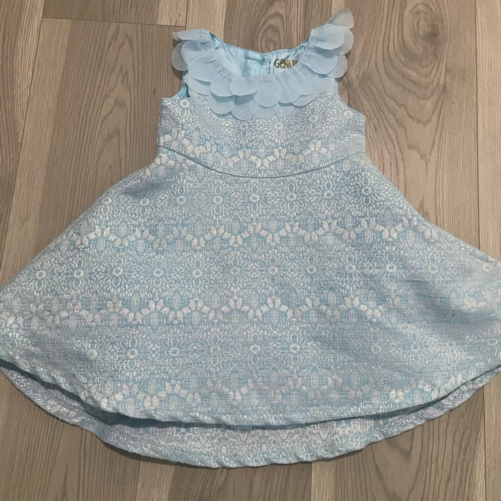 Girls 2T Blue Fancy Dress